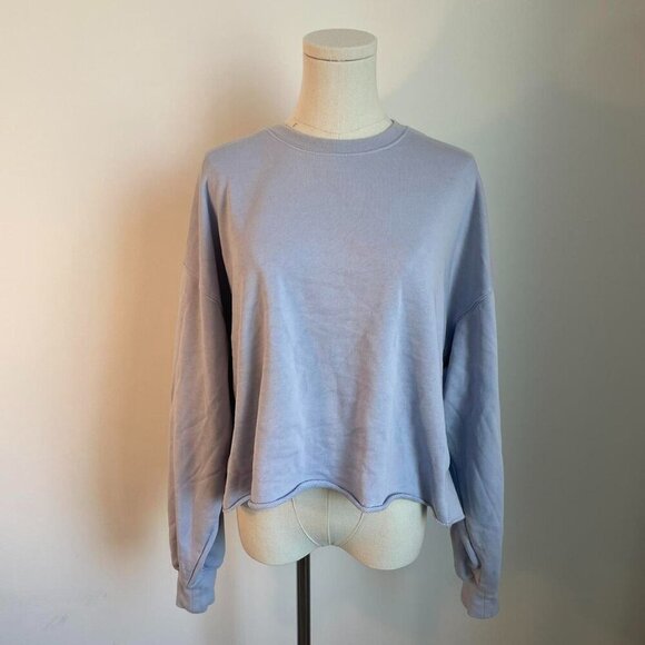 Tna Airy Fleece Boyfriend Cropped Sweatshirt - Picture 1 of 5